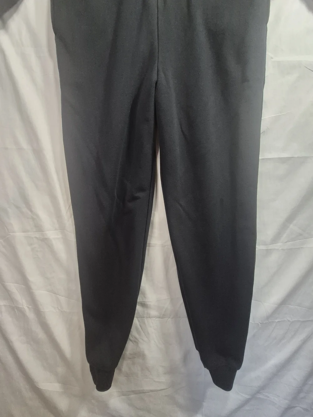 Fabletics Black Zip-Front Hoodie with White Brand Tag